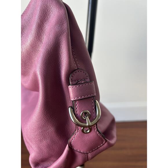 Y2K COACH 14304 Madison Hailey Purple Pink Leather Hobo Shoulder Bag No Hang Tag - Picture 14 of 15
